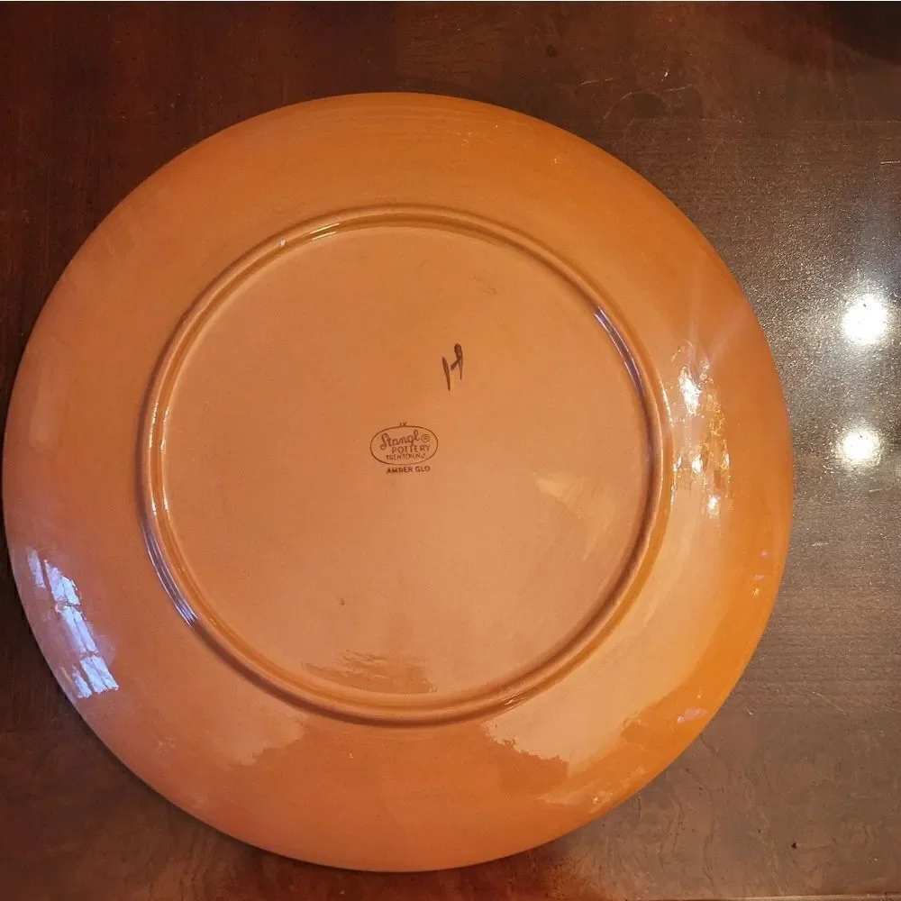 Vintage Mint '50s Stangl Pottery Trenton,NJ Amber Glo 12